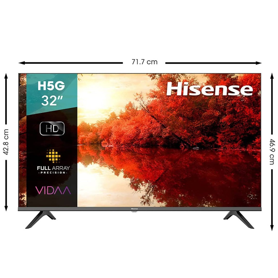 Pantalla LED HISENSE 32" Smart TV 32H5G