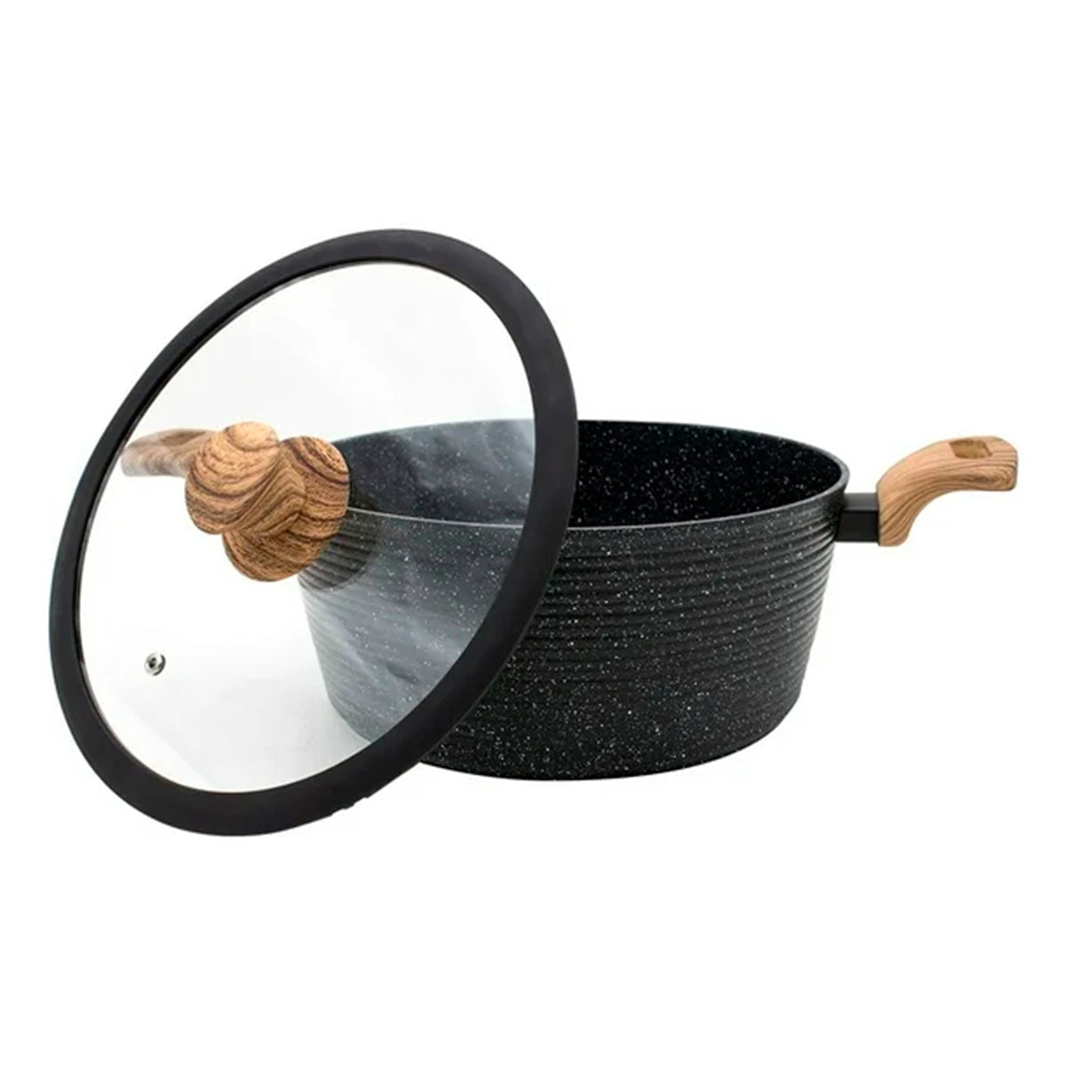 JUEGO DE SARTENES LOVECOOK NEGRO 6 PIEZAS