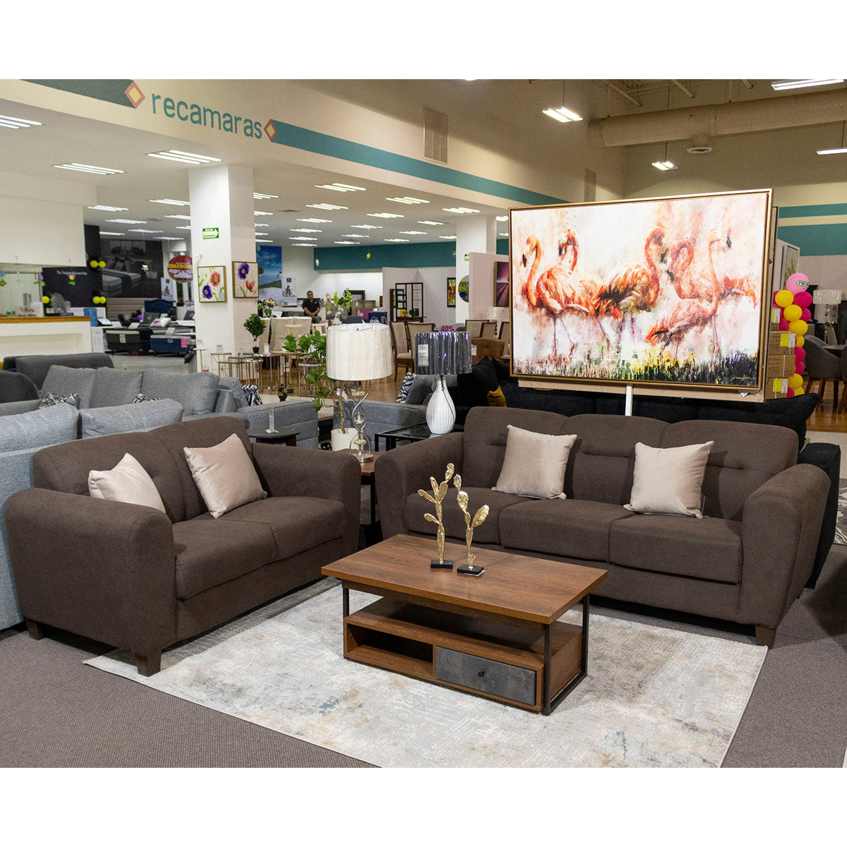 Sala Dallas Cody Chocolate 2 Piezas