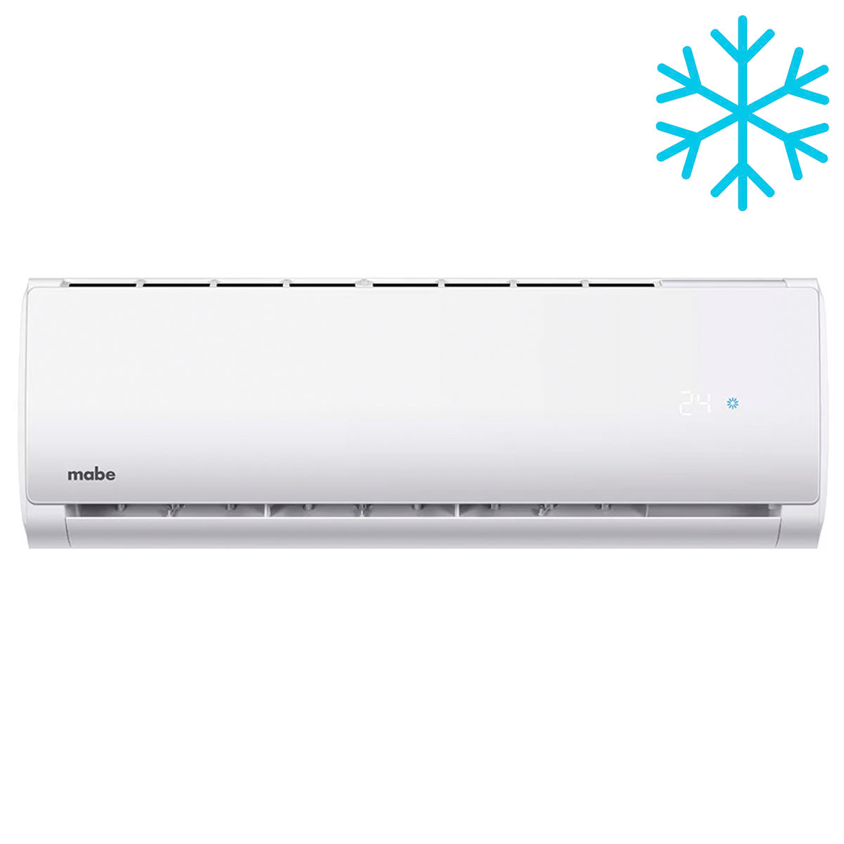 AIRE ACONDICIONADO MINISPLIT MABE 2 TONELADAS 220V FRIO MMT24CDBWCA32BM1 BLANCO