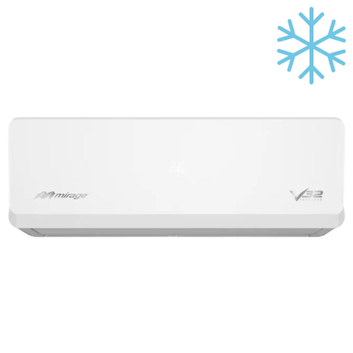 Aire Acondicionado Minisplit Mirage Interver 1 Tonelada 220V Frio V32 Blanco