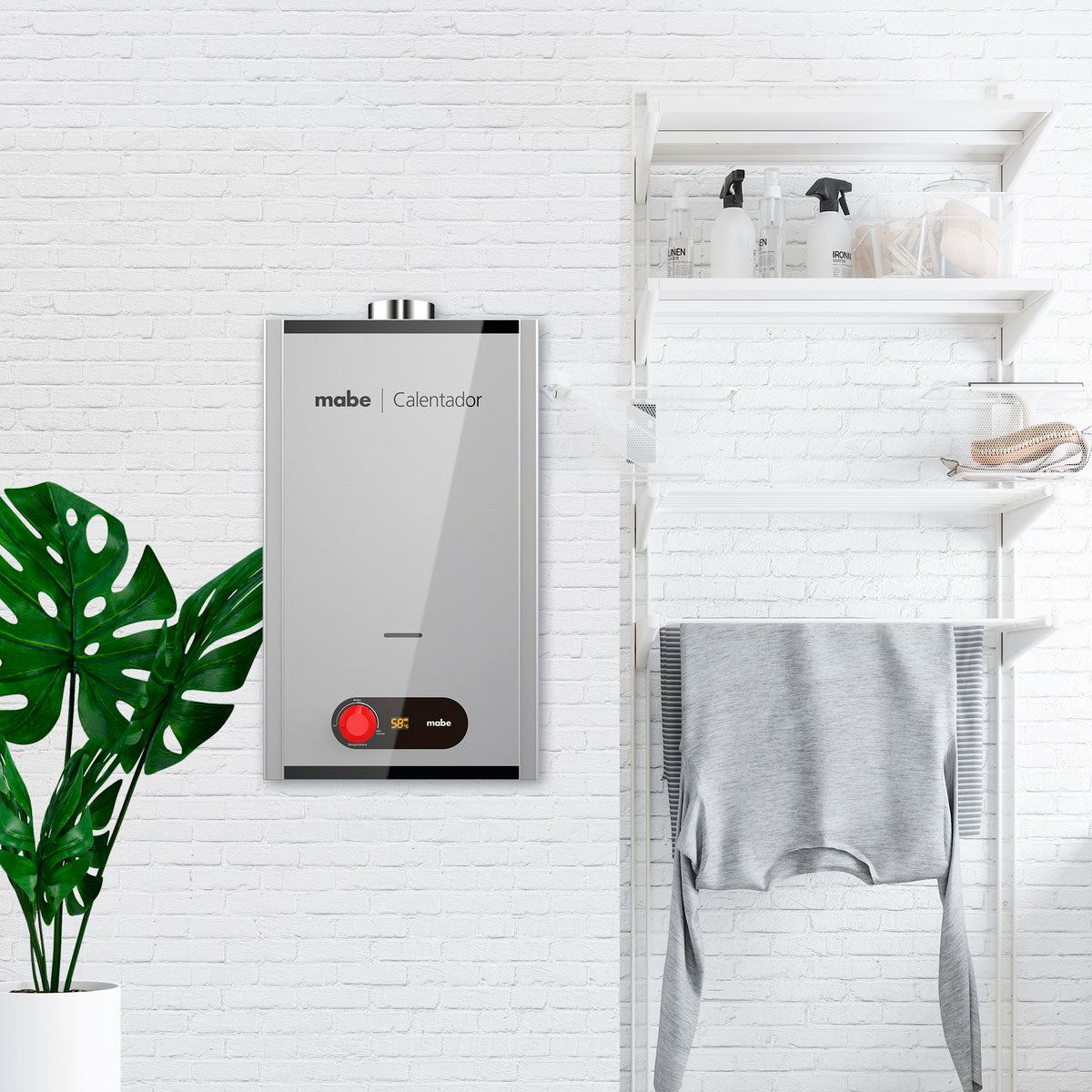 BOILER DE PASO MABE CIM102SNA GAS NATURAL 10 LITROS