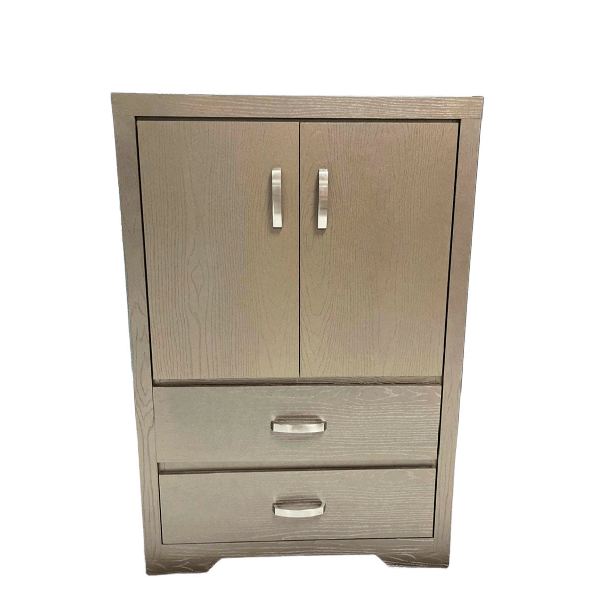 Cajonera Belgica Gris 2 Puertas y 2 Cajones 
