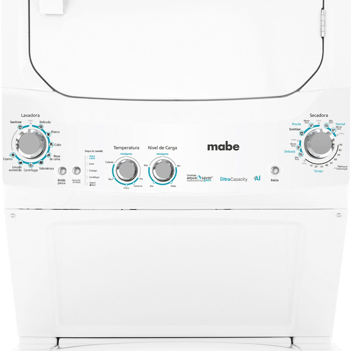 Centro de Lavado Mabe 24kg Electrico MCL2440ESBB0 Blanco