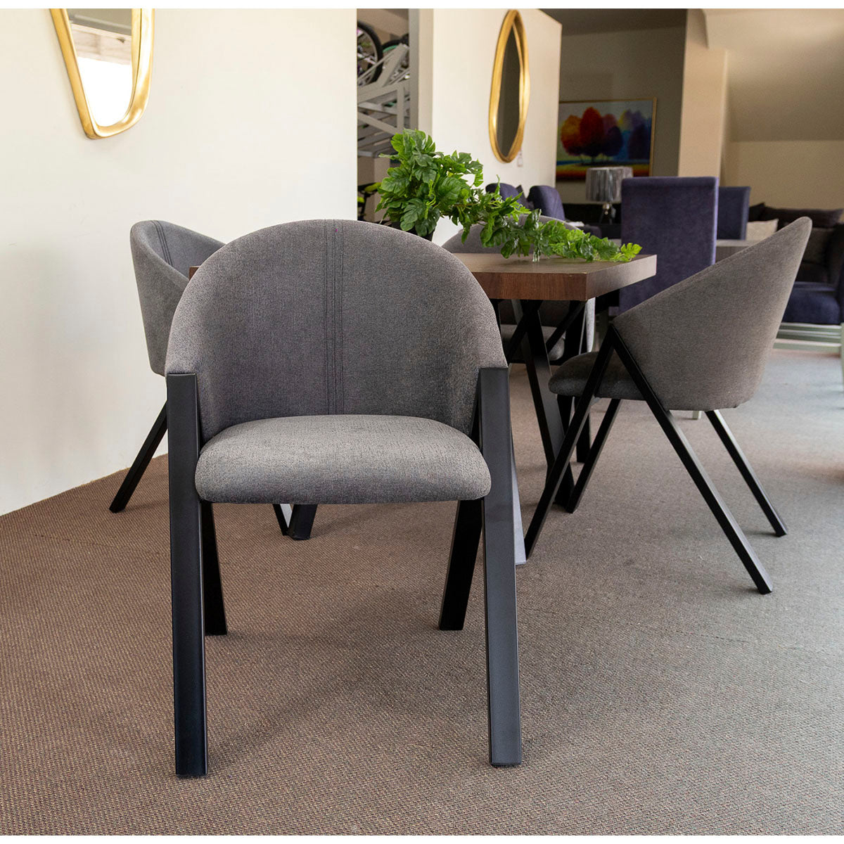Comedor 4 Sillas Mallory Iron Soul