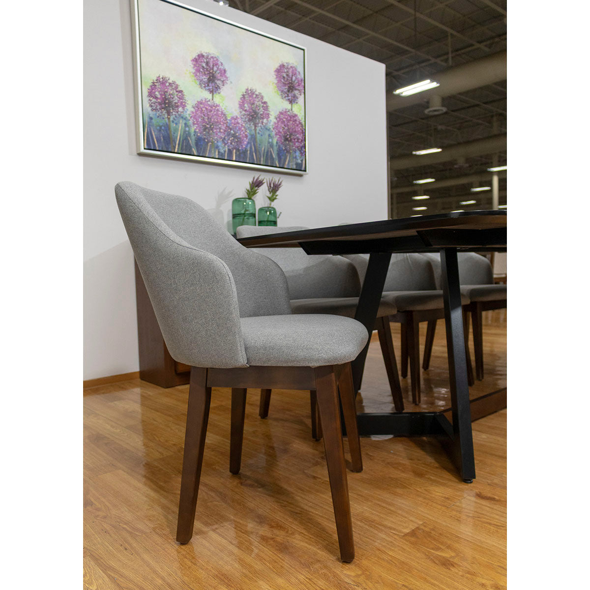COMEDOR 6 SILLAS ARUMA NEGRO