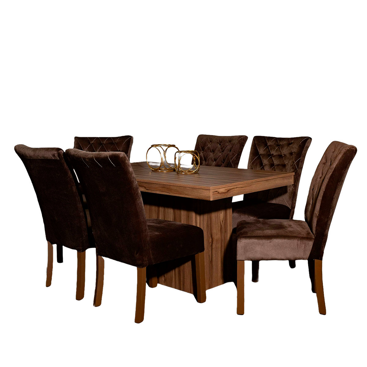 COMEDOR 6 SILLAS AVANTE VERONA COCOA