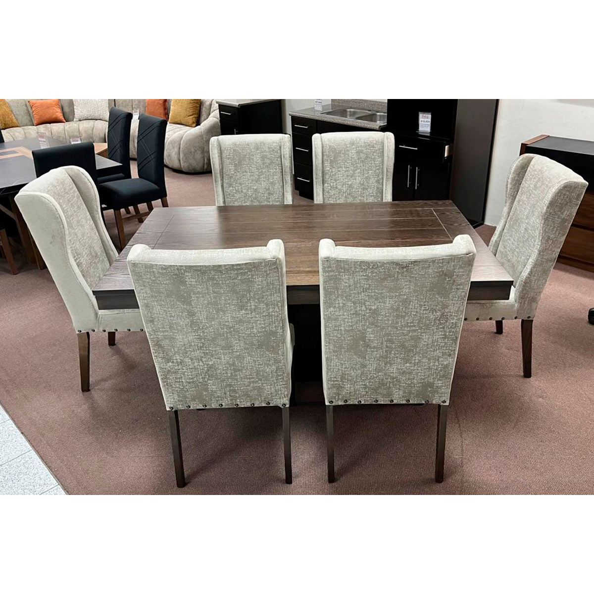 Comedor 6 Sillas Montana Arena Encino 