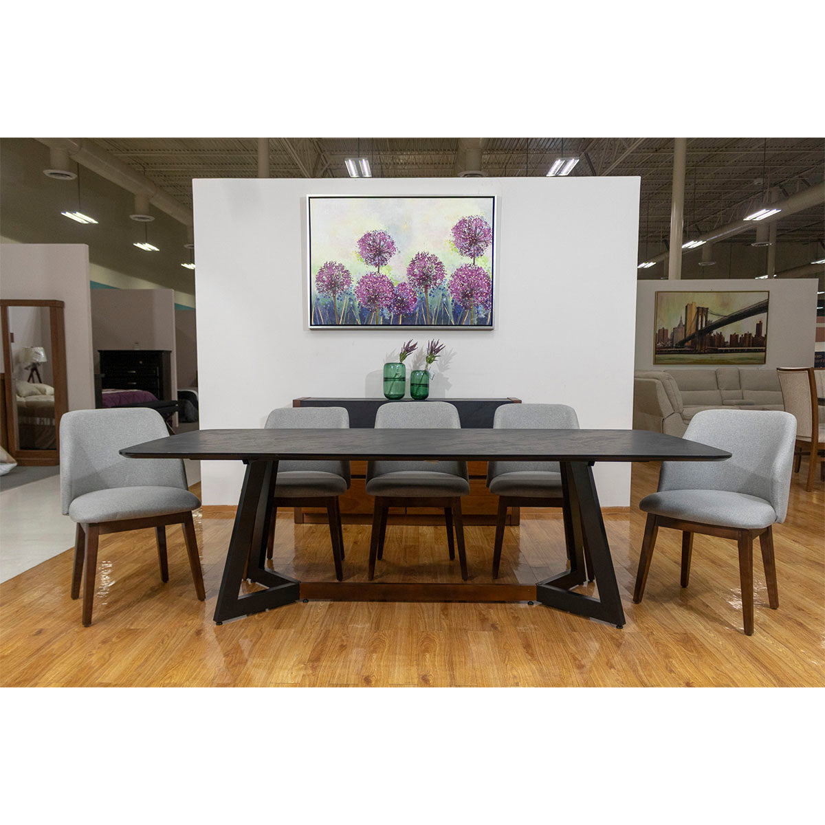 Comedor 8 Sillas Aruma Negro