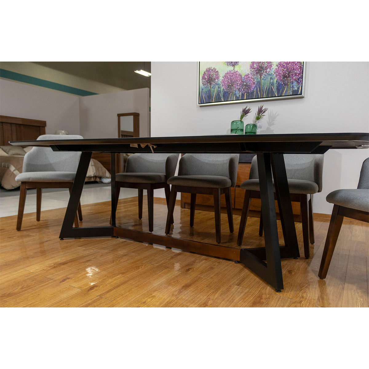 Comedor 8 Sillas Aruma Negro