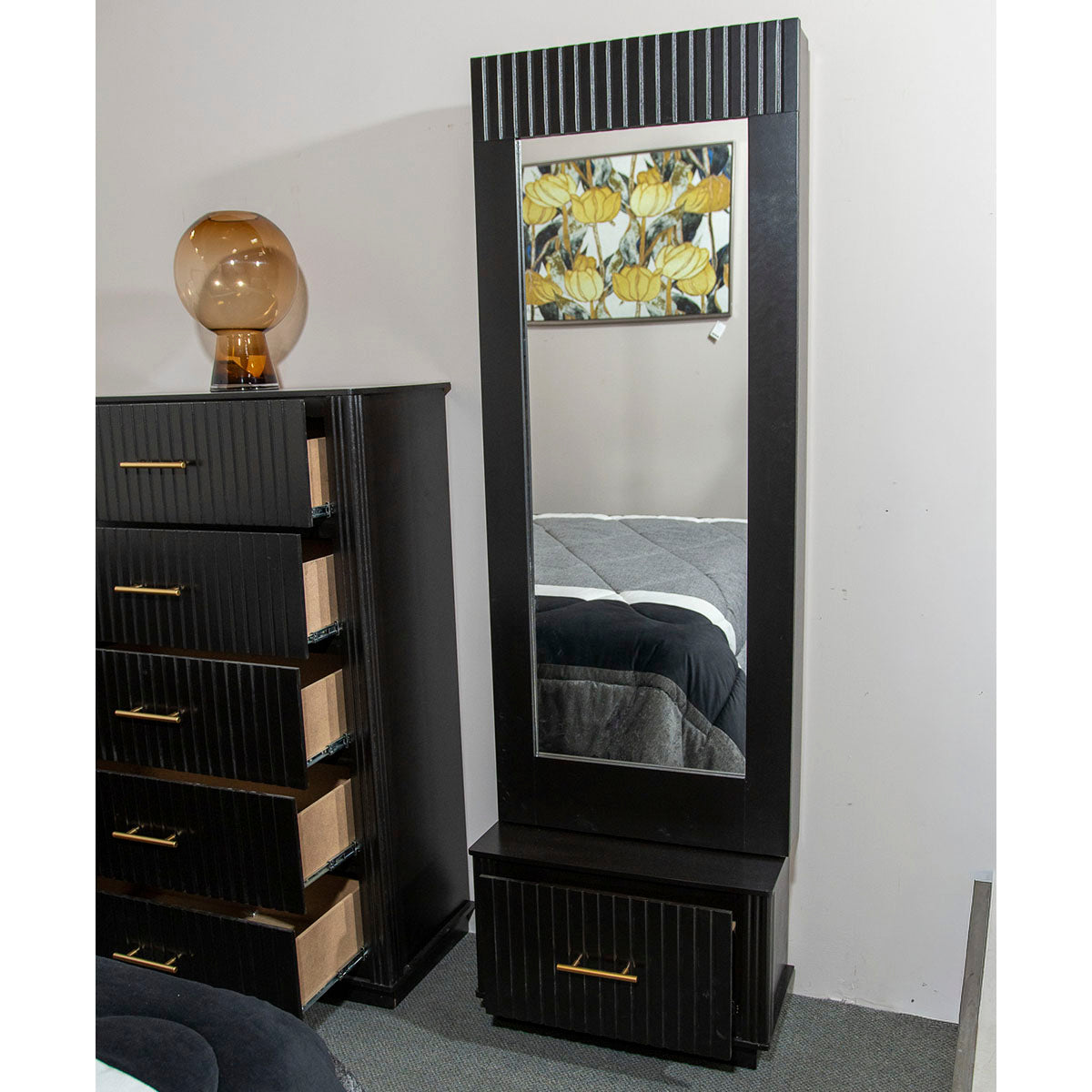 Espejo Cuerpo Completo Montenegro Chocolate