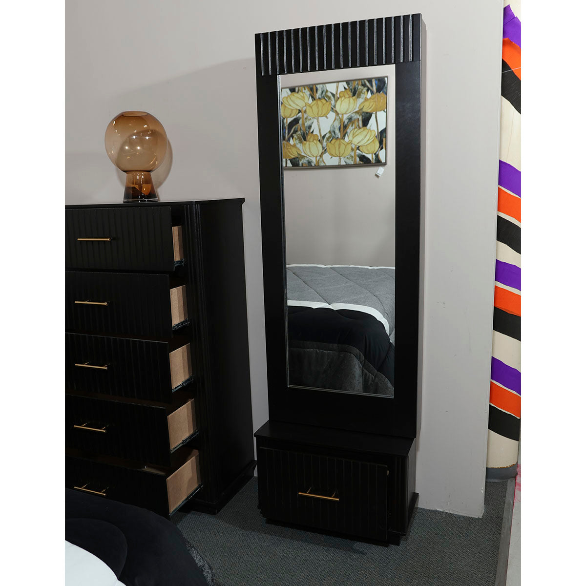 Espejo Cuerpo Completo Montenegro Chocolate