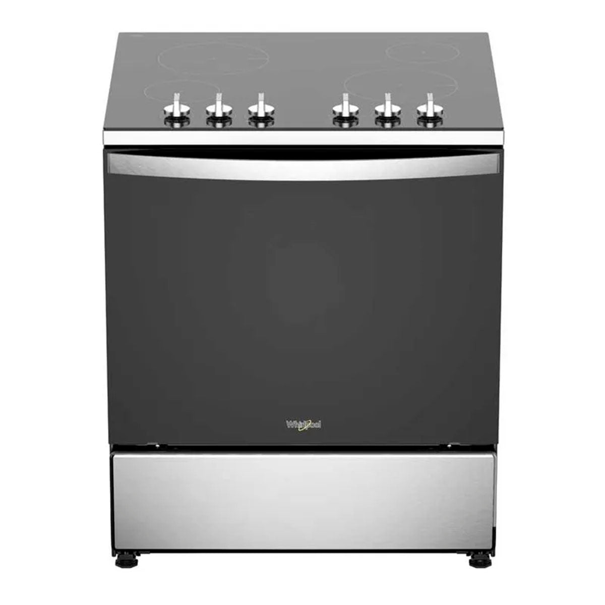 ESTUFA ELECTRICA WHIRLPOOL 30" DE PISO WFRE1300D ACERO INOXIDABLE