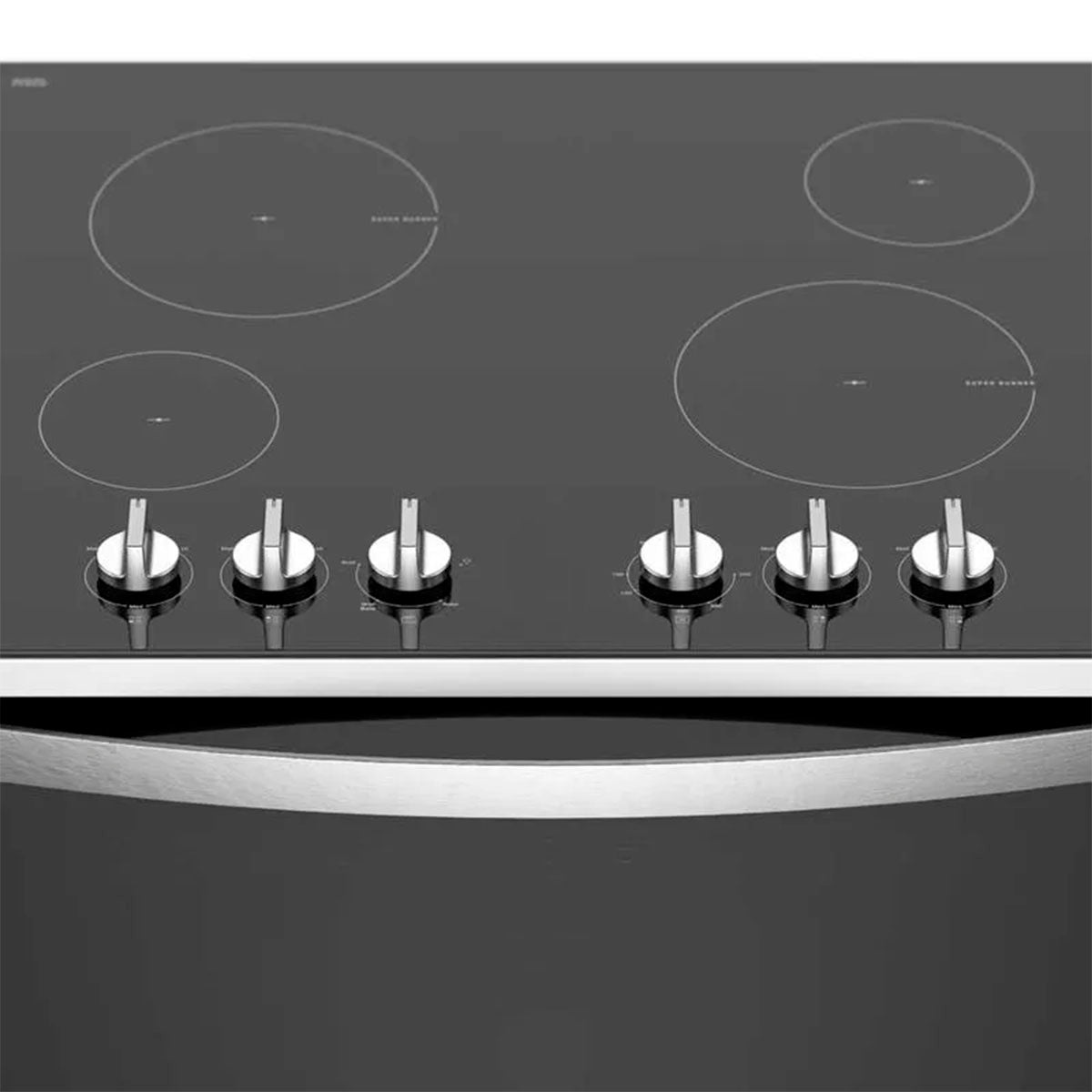 ESTUFA ELECTRICA WHIRLPOOL 30" DE PISO WFRE1300D ACERO INOXIDABLE