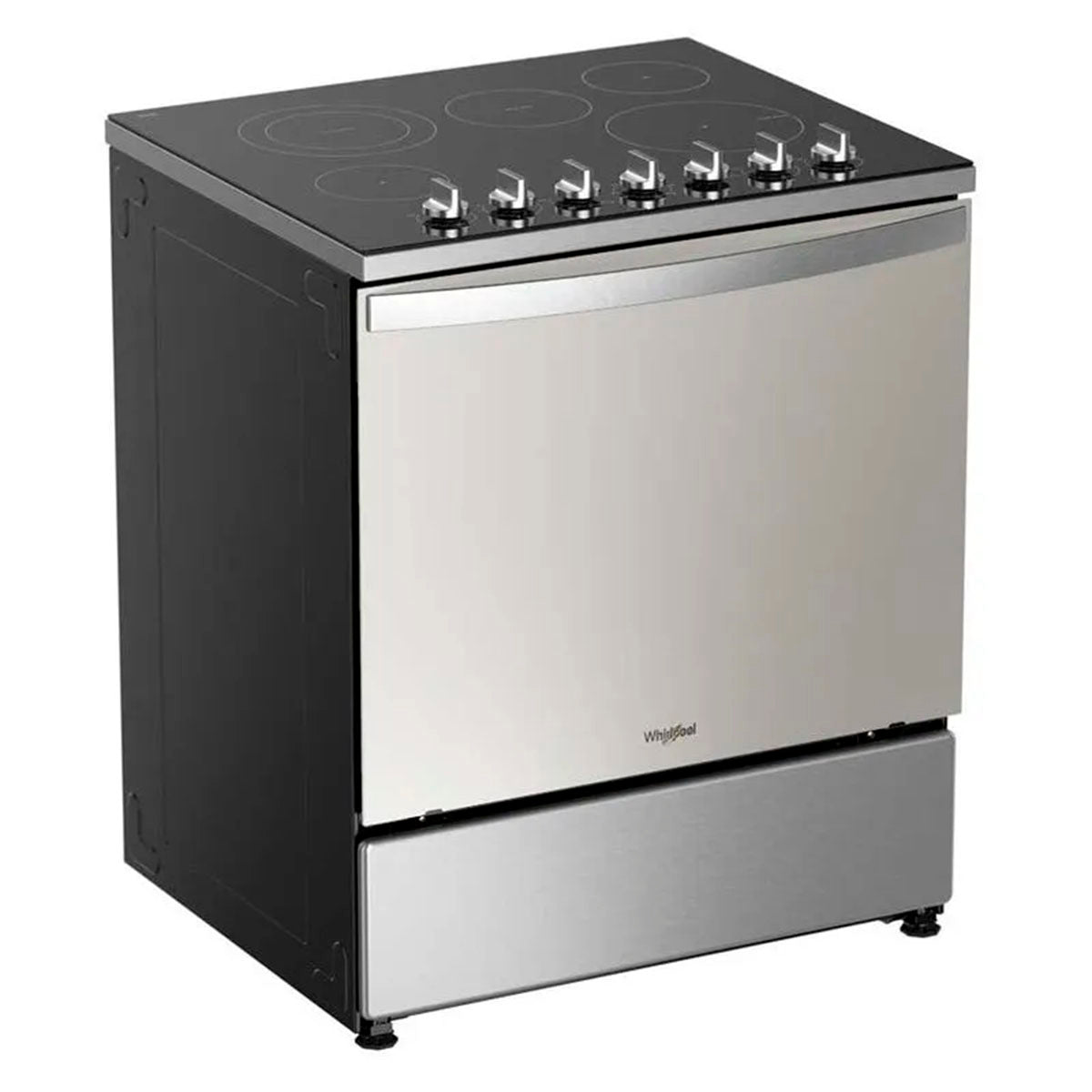ESTUFA ELECTRICA WHIRLPOOL 30" DE PISO WFRE2420D ACERO INOXIDABLE