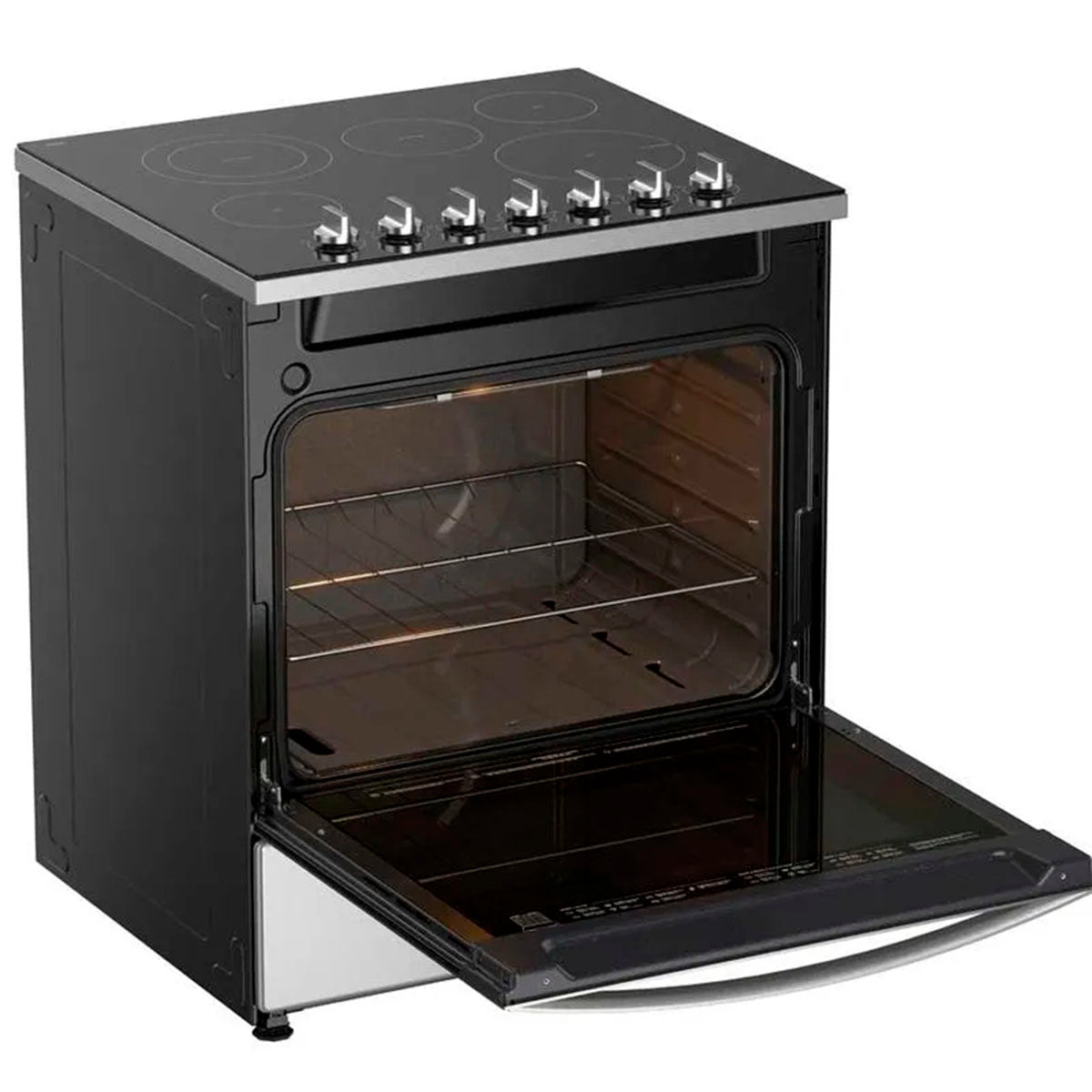 ESTUFA ELECTRICA WHIRLPOOL 30" DE PISO WFRE2420D ACERO INOXIDABLE