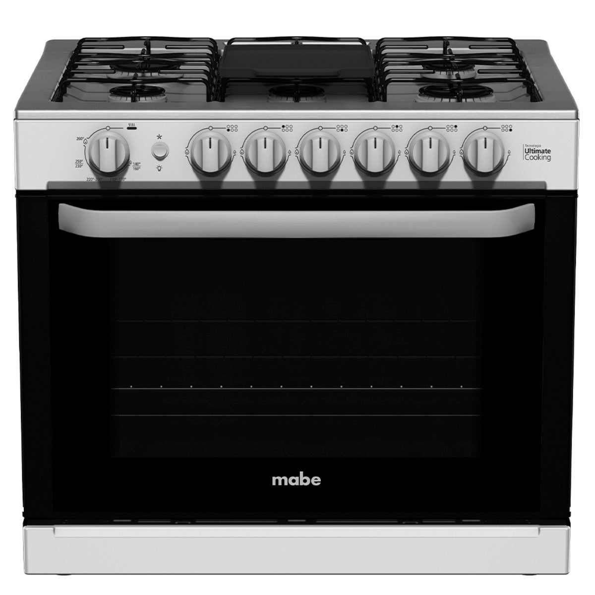 Estufa Empotrable Mabe 30" EMC80170S0 Plata Mercury