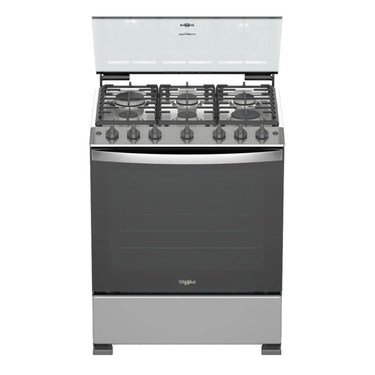 ESTUFA WHIRLPOOL 30" DE PISO WFR5200D ACERO INOXIDABLE