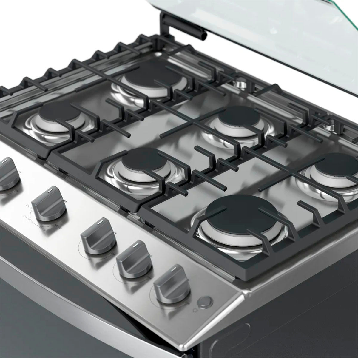 ESTUFA WHIRLPOOL 30" DE PISO WFR5200D ACERO INOXIDABLE