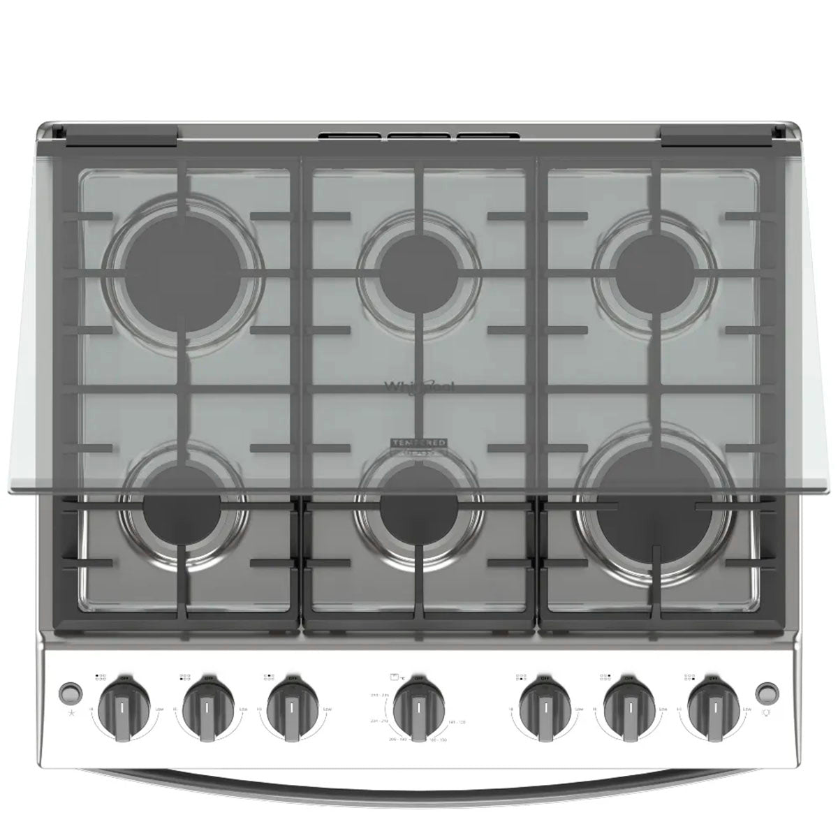 ESTUFA WHIRLPOOL 30" DE PISO WFR5200D ACERO INOXIDABLE
