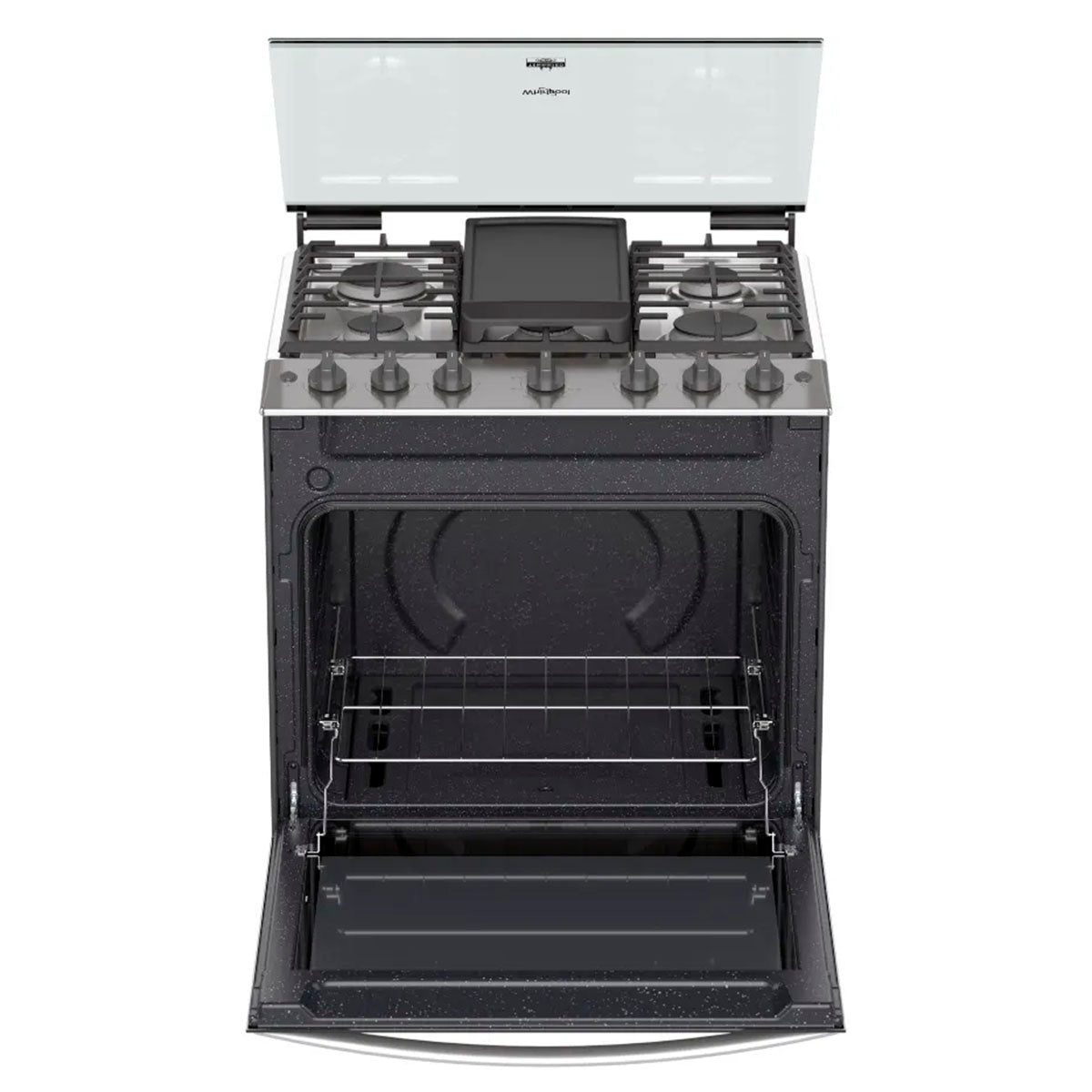 ESTUFA WHIRLPOOL 30" DE PISO WFR5200D ACERO INOXIDABLE