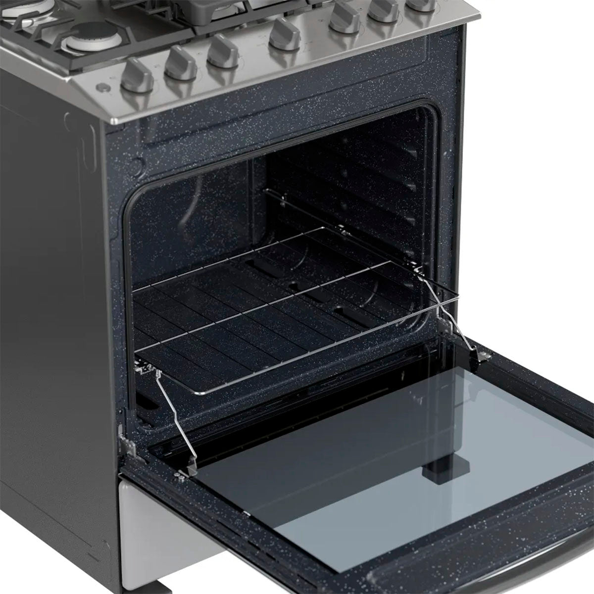 ESTUFA WHIRLPOOL 30" DE PISO WFR5200D ACERO INOXIDABLE