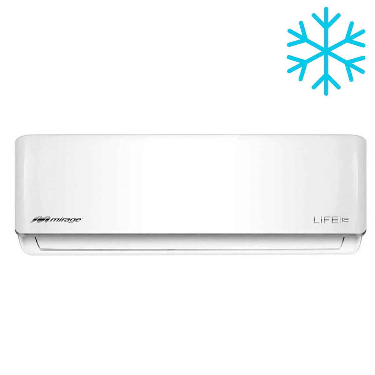 Aire Acondicionado Minisplit Mirage 1 Tonelada 110V Frio Life12 Blanco