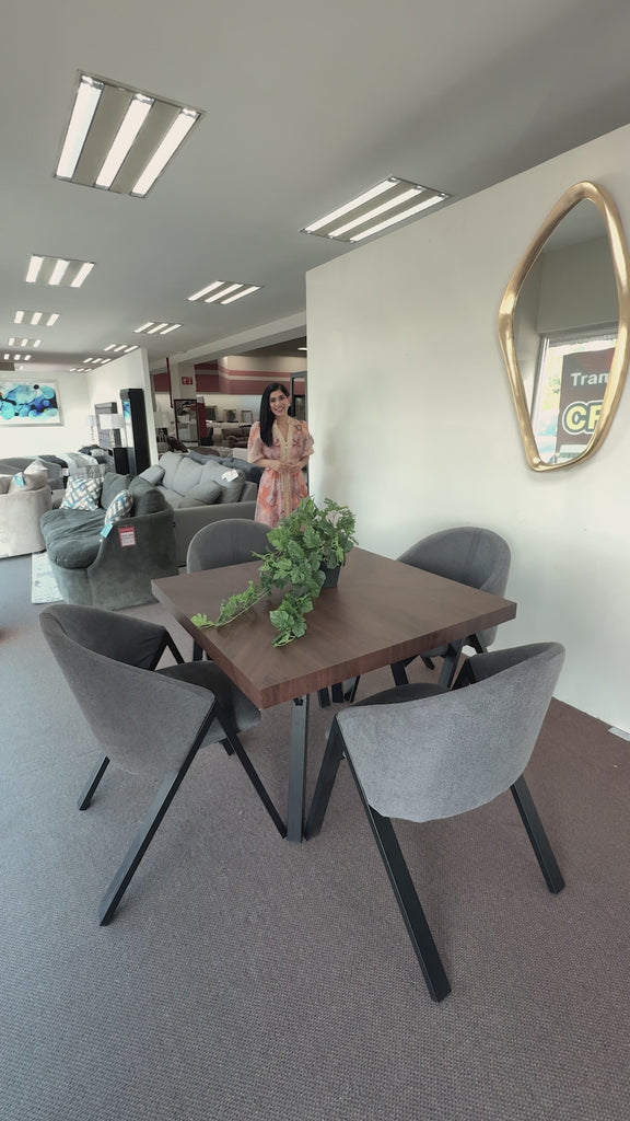 Comedor 4 Sillas Mallory Iron Soul