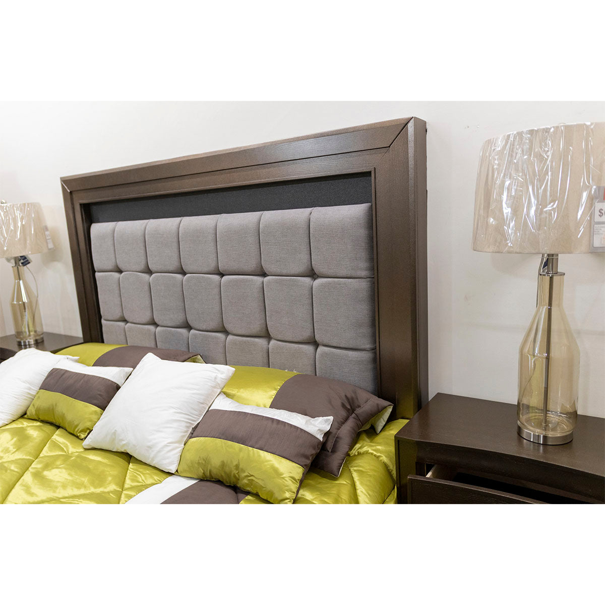 RECAMARA KING SIZE ALKAME BRONCE 3 PIEZAS