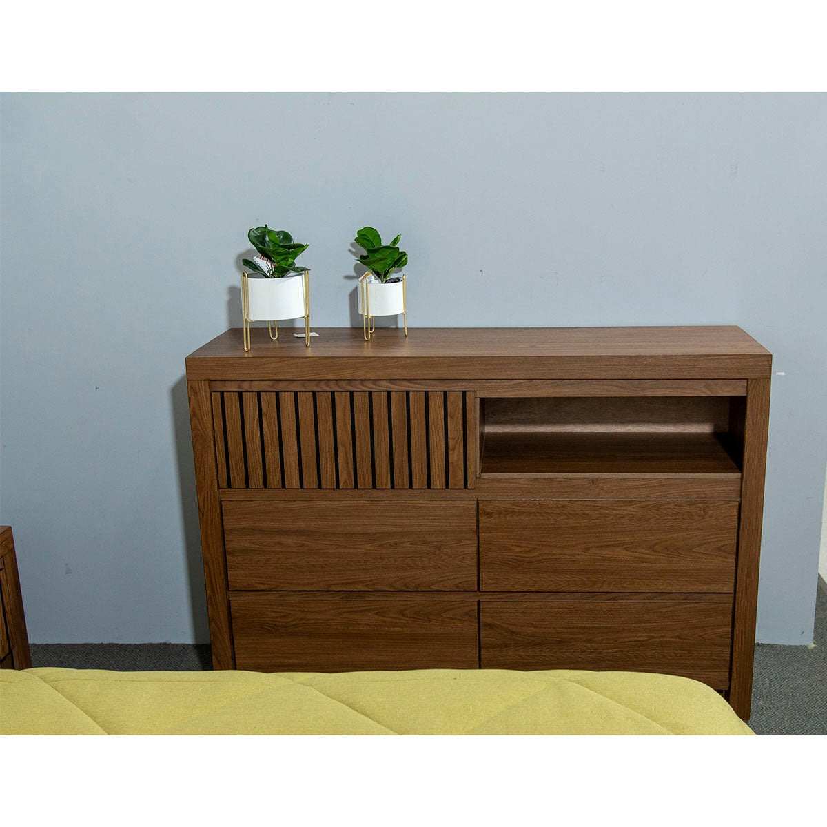 Recamara King Size Lambrin Beige 7 Piezas