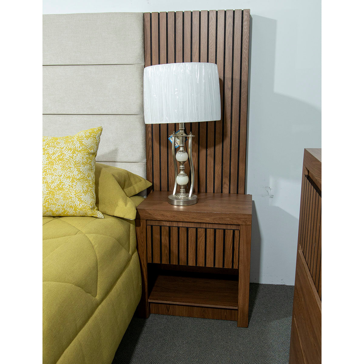 Recamara King Size Lambrin Beige 7 Piezas