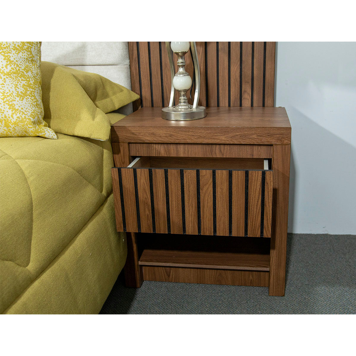 Recamara King Size Lambrin Beige 7 Piezas