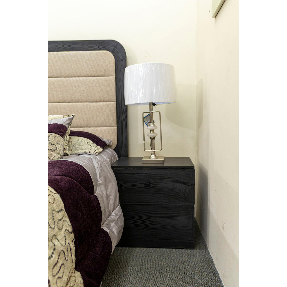 RECAMARA QUEEN SIZE GRIS LAIKA 3 PIEZAS