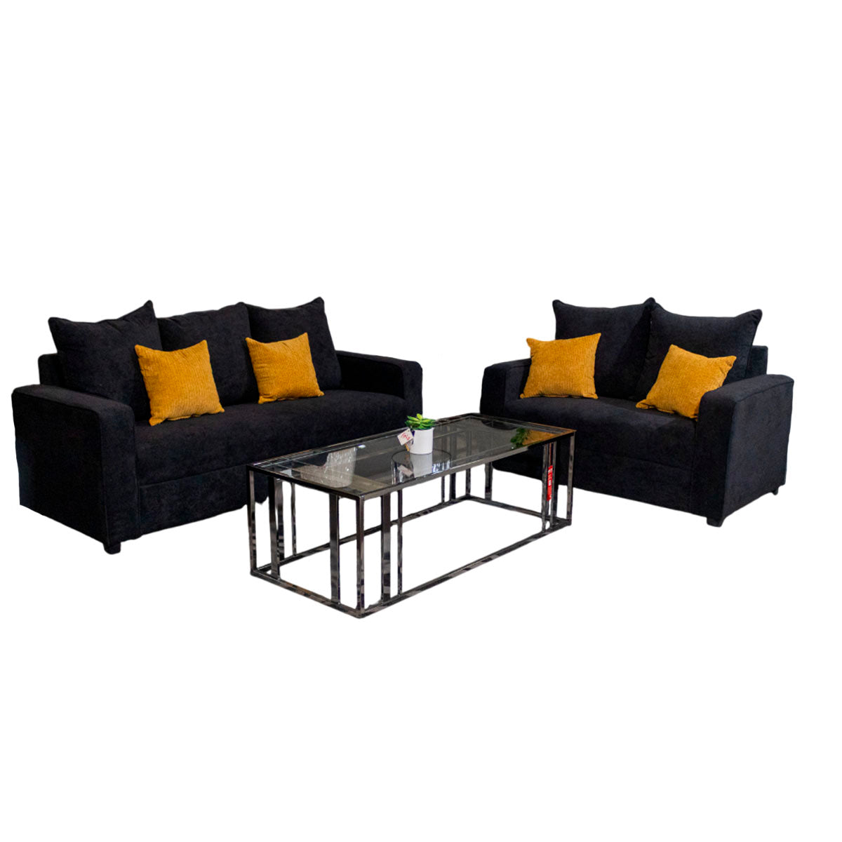 SALA BRUSELAS WHIMSY BLACK 2 PIEZAS