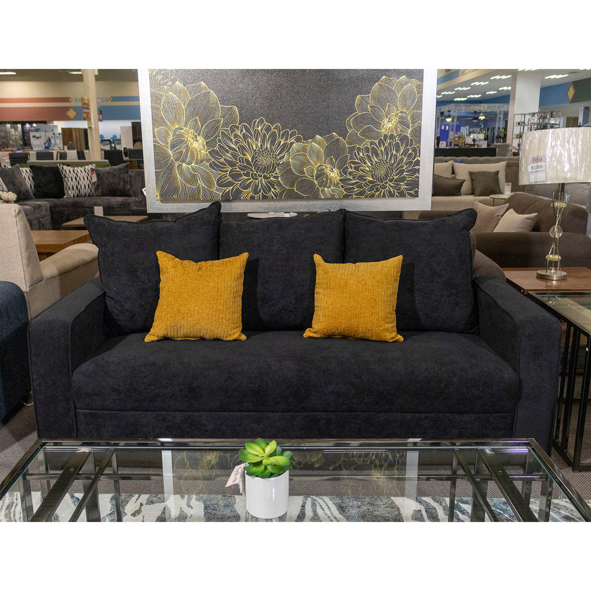 SALA BRUSELAS WHIMSY BLACK 2 PIEZAS