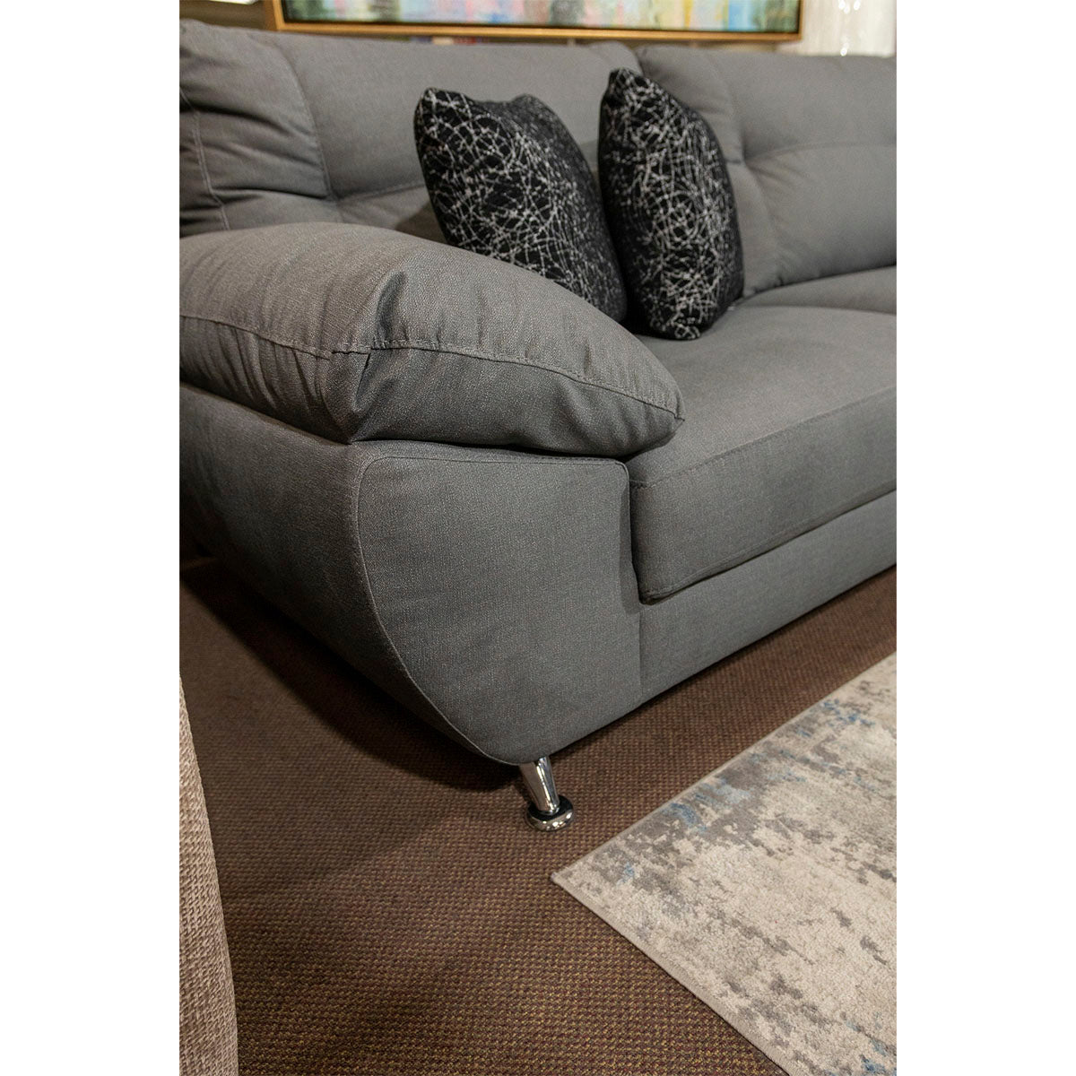 SALA MARK MARCOPOLO TAUPE 2 PIEZAS