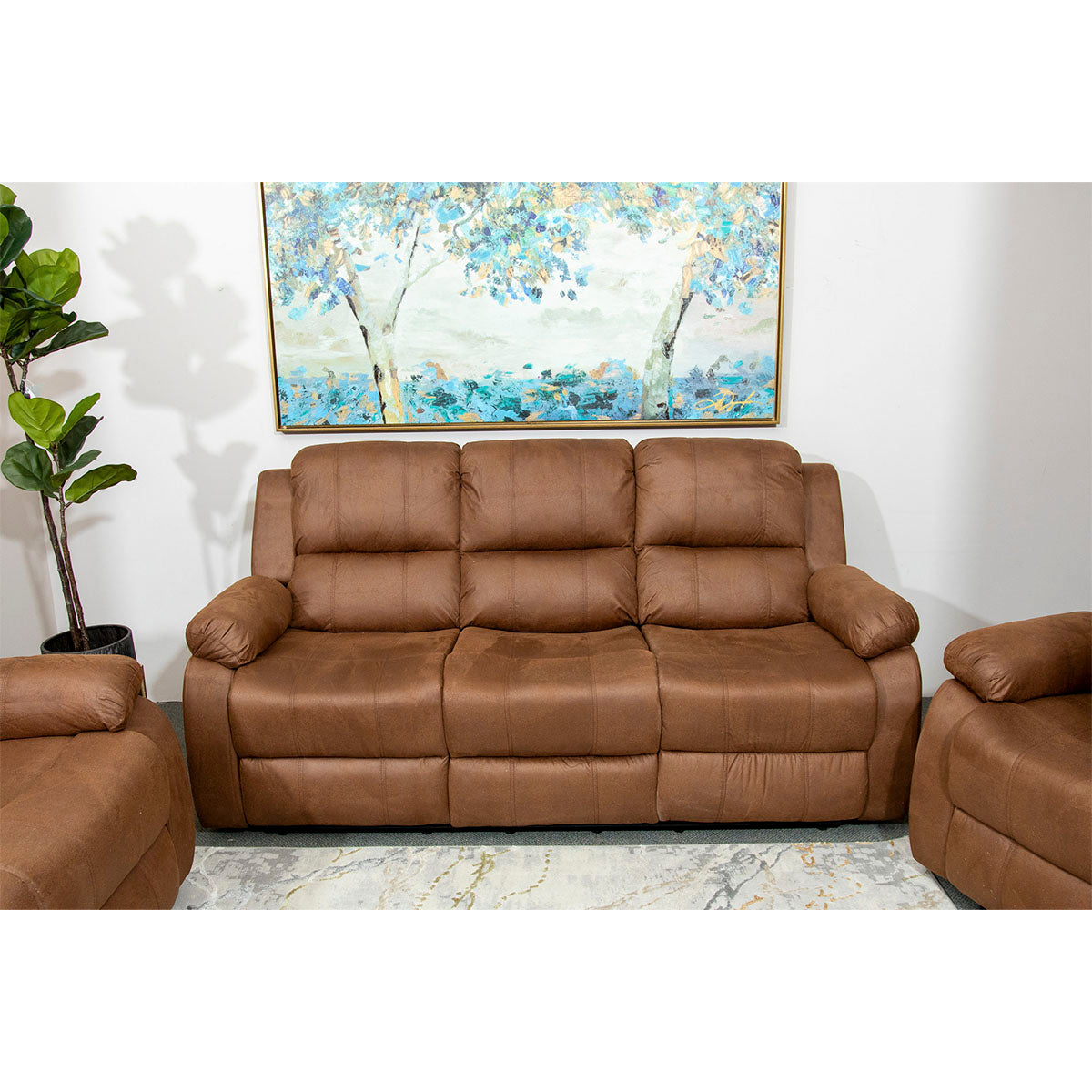 SALA RECLINABLE ACME CHOCOLATE 2 PIEZAS