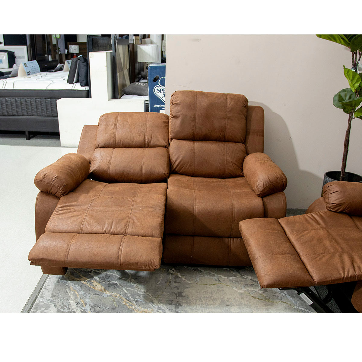 SALA RECLINABLE ACME CHOCOLATE 2 PIEZAS