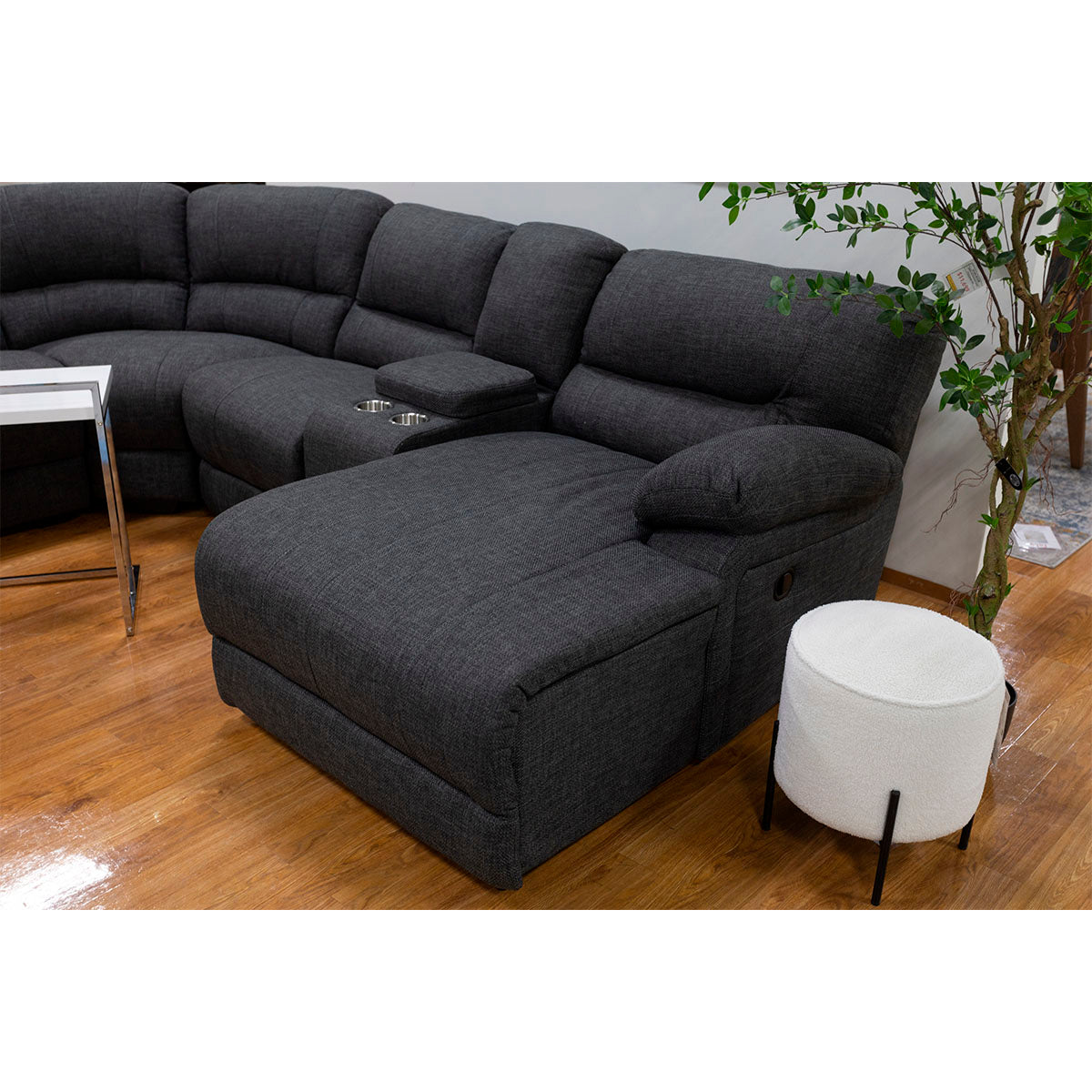 Sala Reclinable Modular Memphis Charcoal 7 Piezas