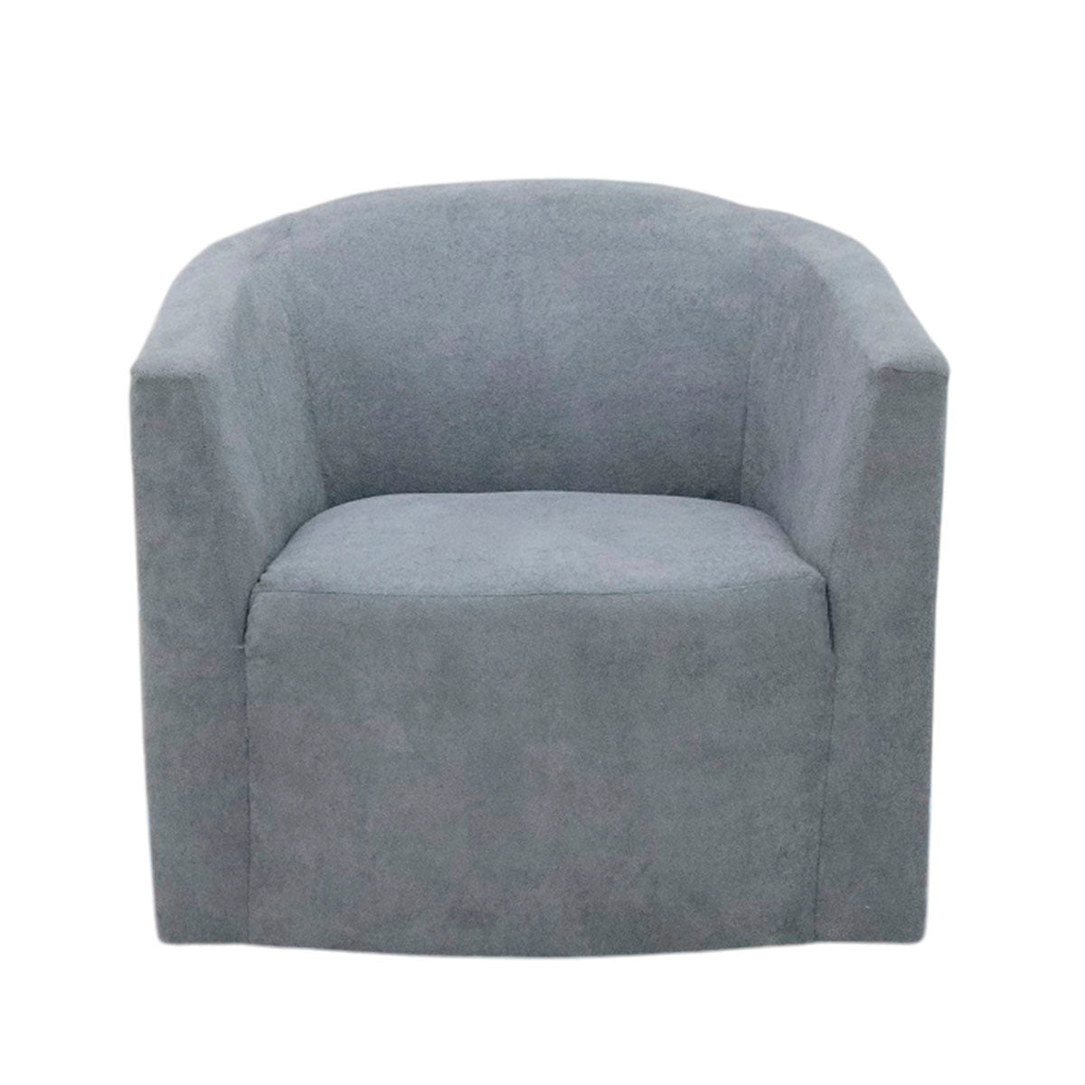 SILLON INDIVIDUAL GIRATORIO ITALIANO GRIS STEEL
