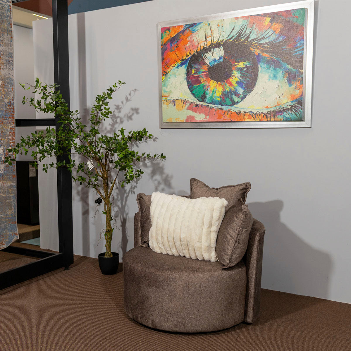 SILLON INDIVIDUAL GIRATORIO VALENTINO CAFE