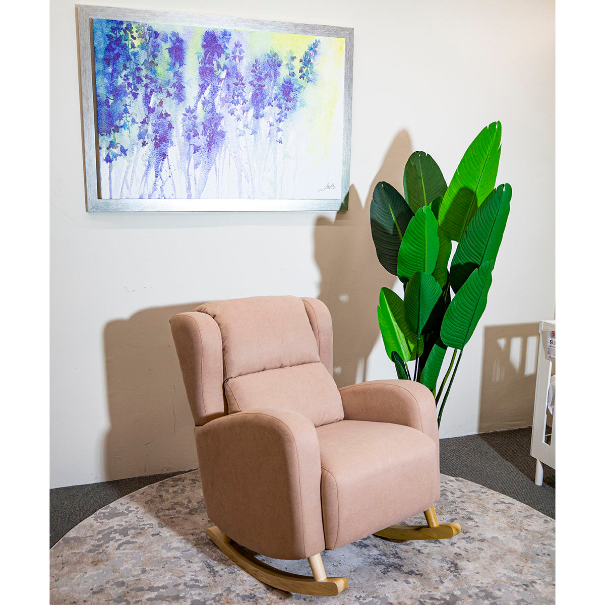 SILLON MECEDORA DANIELA EROS BEIGE