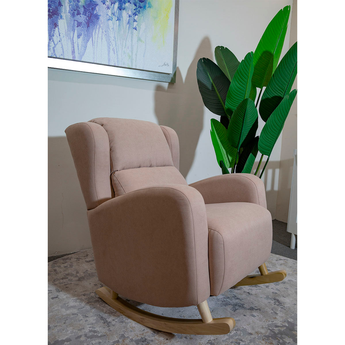 SILLON MECEDORA DANIELA EROS BEIGE