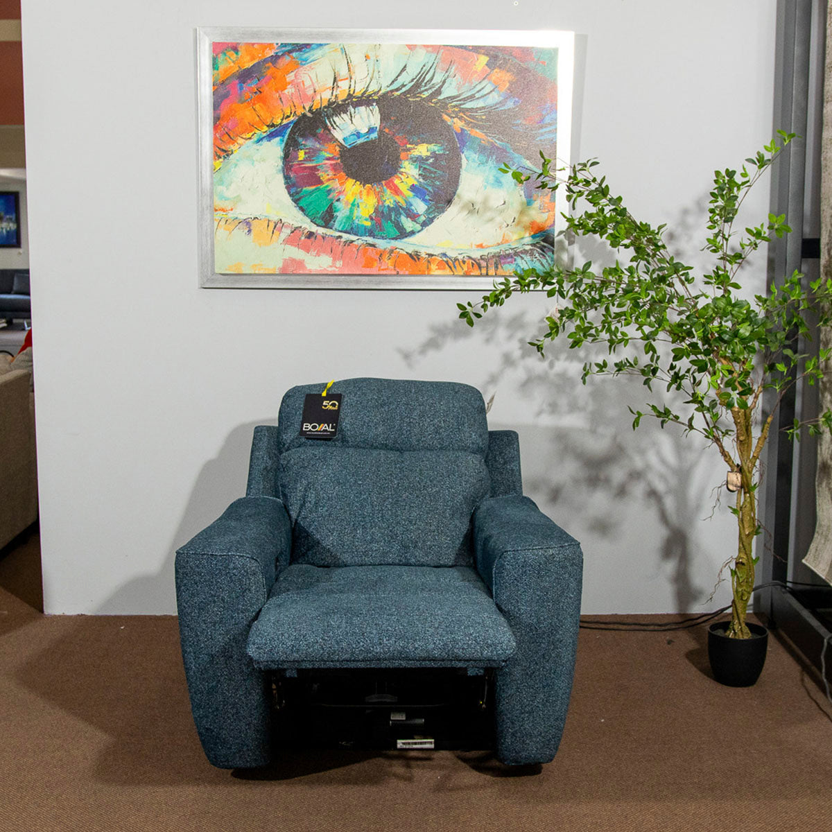 Sillon Reclinable Dot Zouza Azul Electrico Zero Gravity Individual 