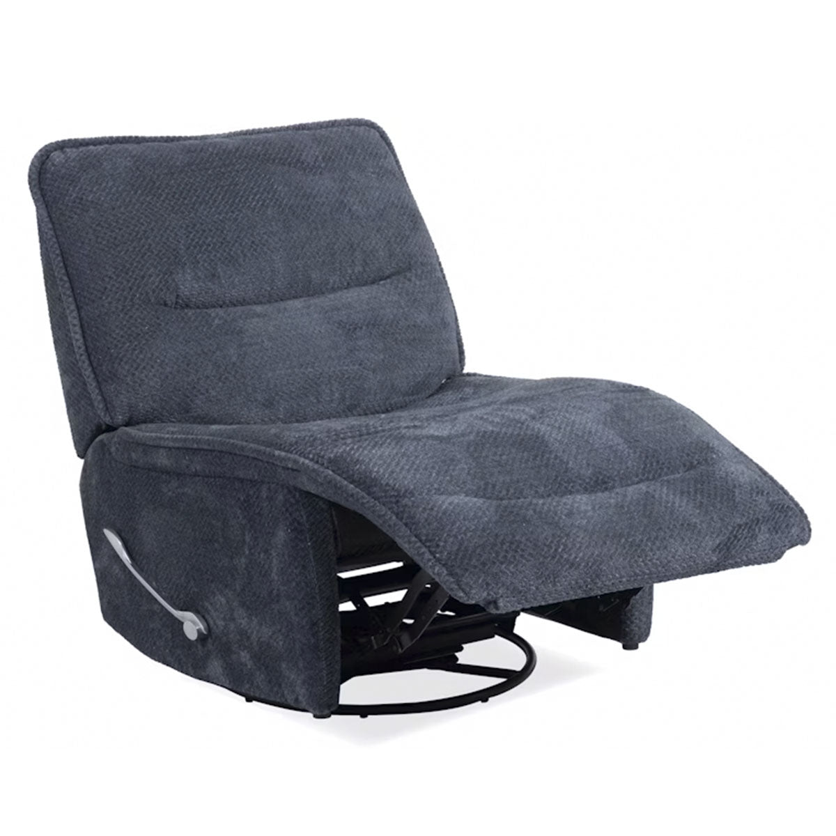 SILLON RECLINABLE LUCIE GIRATORIO CON MECEDORA AZUL MIDNIGHT INDIVIDUAL