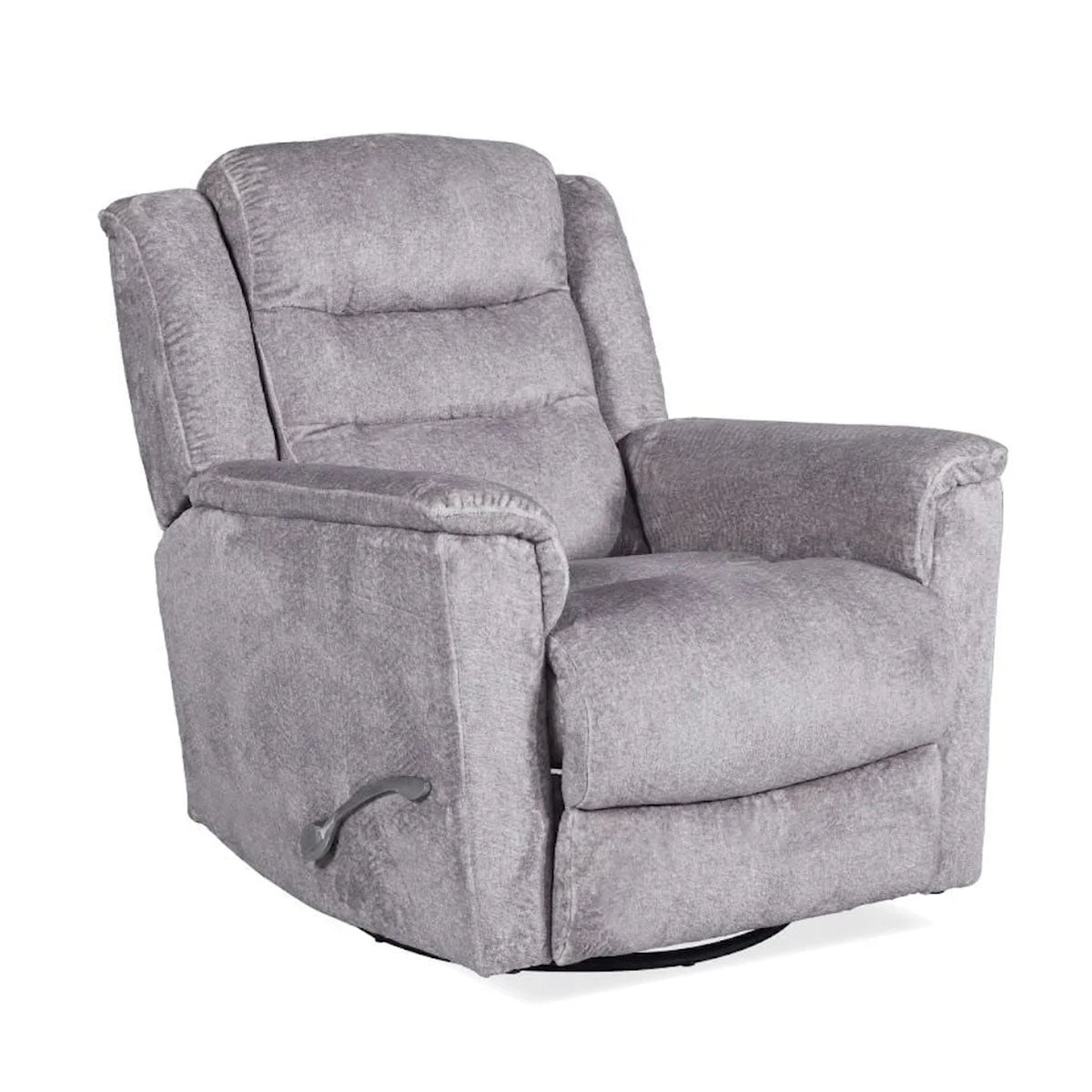 Sillon Reclinable Calgary Gris Giratorio con Mecedora Individual