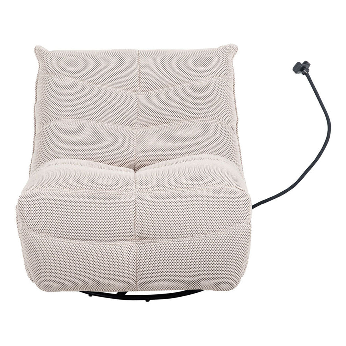 SILLON RECLINABLE BEIGE GIRATORIO INDIVIDUAL