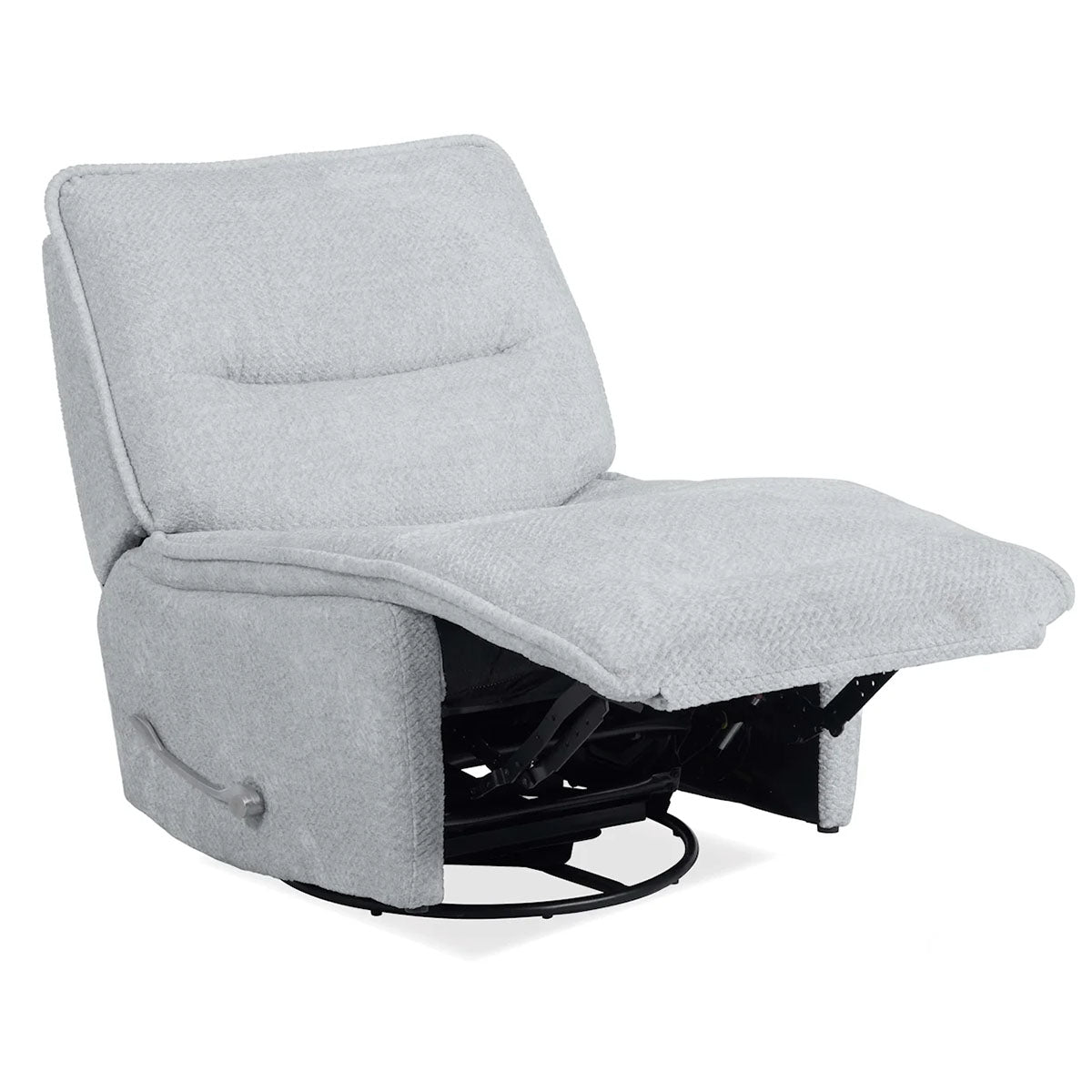 SILLON RECLINABLE GRIS CLARO GIRATORIO INDIVIDUAL