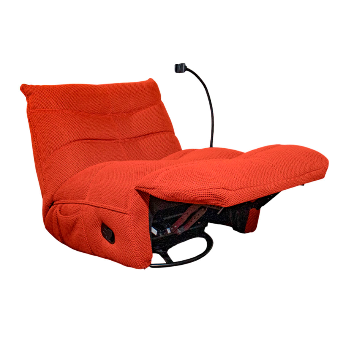 Sillon Reclinable Gammer Giratorio con Mecedora Naranja Individual