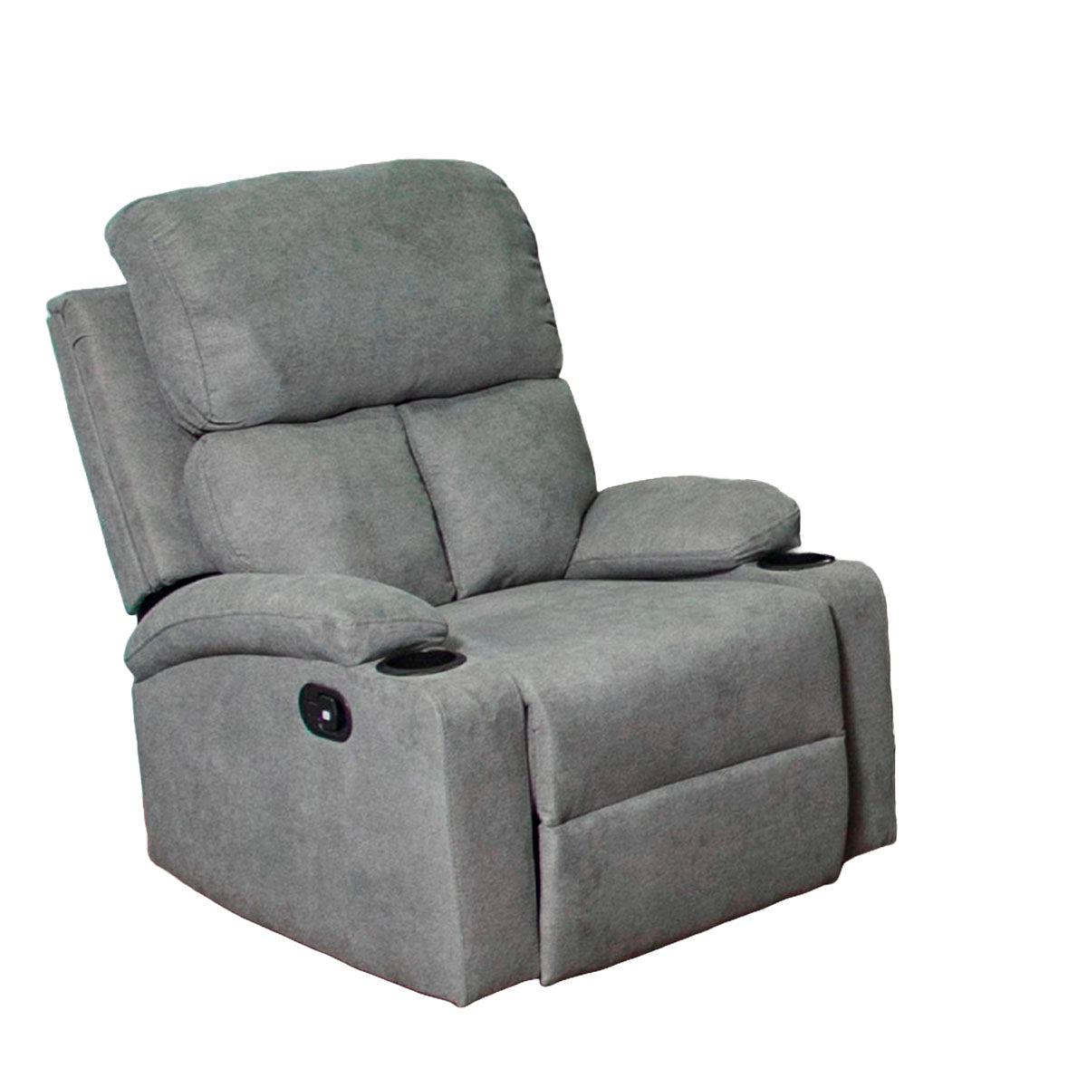 SILLON RECLINABLE ROSIA GRIS LINO INDIVIDUAL